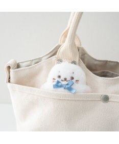 Mother garden しろたん フラットチーク キーホルダー 《しろたん》 単品