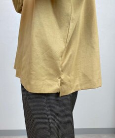 KASHIYAMA 【シルケット加工】コットンタートルネックカットソー