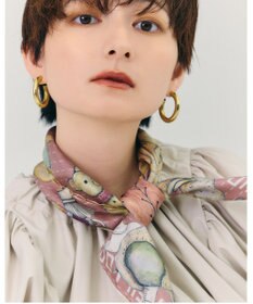 MOONBAT SWASH LONDON 大判シルクツイルスカーフ Trifle 68×68cm 日本製