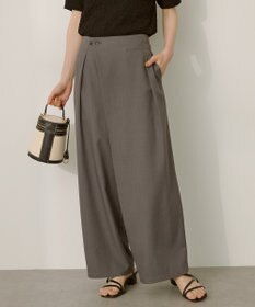 AMERICAN HOLIC タック　ラップワイドパンツ