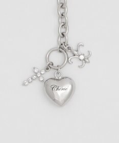 WEGO Lハートモチーフチャームネックレス