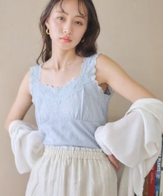 earth music&ecology 総レースキャミソール