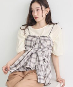 earth music&ecology 【コットン100】マルチウェイチェックシャツ