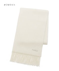 MOONBAT 【WEB限定】FURLA ウール100％ 大判プレーンストールマフラー/幅60cm