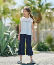 組曲 KIDS 【110-140㎝】【UVケア】グリーンバンド Tシャツ