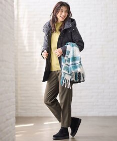 ANY 【洗濯機可/フード取り外し可能/撥水】楽映えリッチロング丈ダウン