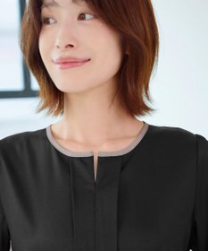 Tiaclasse L 【セレモニー・XSサイズ(5号)追加・新色追加・洗える】キーネックフレアワンピース