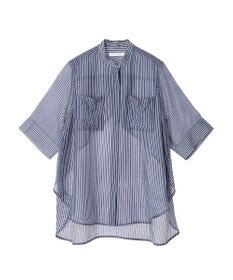 AMERICAN HOLIC シアーバックフレアＷポケットシャツチュニック