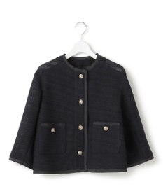 23区 L サマーツイード 7分袖 ジャケット