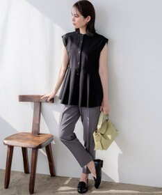 組曲 S 【先行予約】ツイルジャージーペプラム カットソー