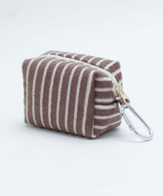 WEGO カラーストライプポーチ