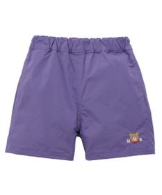 MIKI HOUSE HOT BISCUITS 【80-120cm】撥水素材 ワンポイント 5分丈パンツ