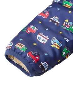 MIKI HOUSE HOT BISCUITS 【80-120cm】 裏ボアフリース リバーシブル総柄ジャンパー