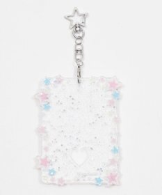 WEGO 【痛バ＆推し活】キラキラスターカードホルダーキーホルダー