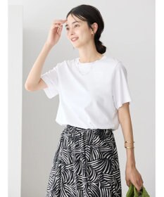 AMERICAN HOLIC キレイＣＯＴＴＯＮクルーネックカットプルオーバー