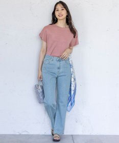 ANY SIS S 【接触冷感・UVカット・洗える】ビューティクール フレンチ ニットＴ