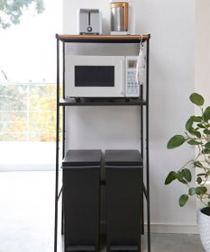 tower ゴミ箱上ラック タワー ブラック