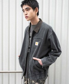 WEGO ワーカーズWジップデニムブルゾン