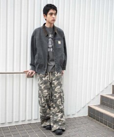 WEGO ワーカーズWジップデニムブルゾン