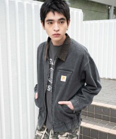 WEGO ワーカーズWジップデニムブルゾン