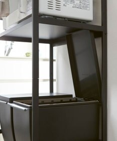 tower ゴミ箱上ラック タワー ブラック