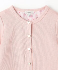 ANY KIDS スナップボタン フレンチ カーディガン