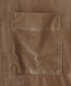 uncrave シアーベロアリブ シャツ