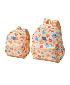 MIKI HOUSE HOT BISCUITS 【Mサイズ】カラフルビーンズ 総柄リュック