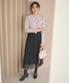 Feroux レースコンビ ニット