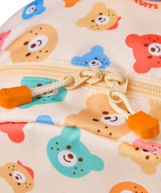 MIKI HOUSE HOT BISCUITS 【Mサイズ】カラフルビーンズ 総柄リュック