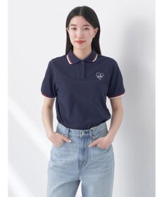 earth music&ecology ハートロゴ刺繍ポロ