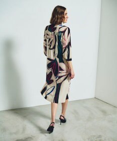 GRACE CONTINENTAL キカラインフラワーワンピース