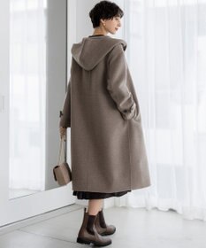 23区 S 【滝沢眞規子さん着用/VERY掲載】MANTECOPureリバー フード ロングコート