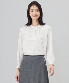 J.PRESS LADIES 幾何プリント カットソー