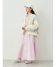 earth music&ecology コクーンギャザー切替ブルゾン