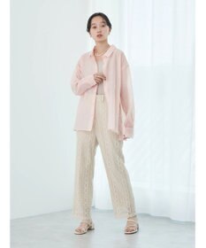 earth music&ecology フラワーレースパンツ