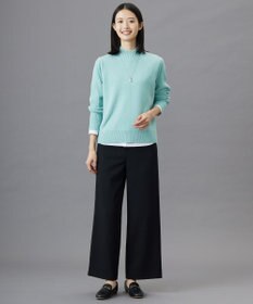 J.PRESS LADIES 【洗える】ツムギート flannel ワイド パンツ