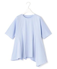 ICB 【洗える】ブラウスライクジャージー ハンカチーフヘムカットソー
