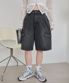 WEGO ヴィンテージウォッシュカーゴハーフパンツ