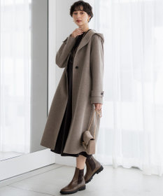 23区 S 【滝沢眞規子さん着用/VERY掲載】MANTECOPureリバー フード ロングコート