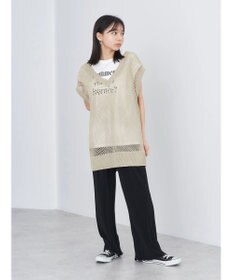 earth music&ecology Ｖネックメッシュベスト