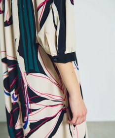 GRACE CONTINENTAL キカラインフラワーワンピース