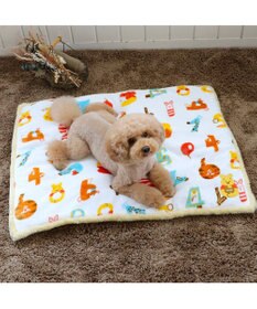 PET PARADISE ディズニー くまのプーさん 遠赤外線 ボアマット《  数字柄 》 (80×60cm)