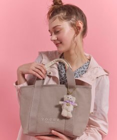 TOCCA 【ぬいぐるみチャーム付き】TOCCA AMICO CANVAS TOTE キャンバストート