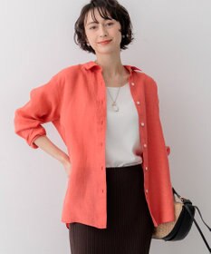 23区 【先行予約】LIBECOリネン ベーシック シャツ