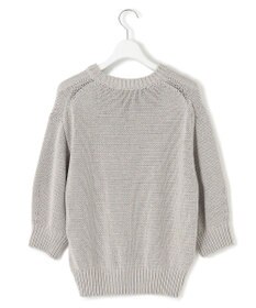 23区 S 【洗える】ルレックスバルキー5分袖 ラメ ニット
