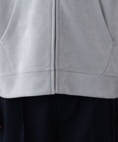 WEGO 【ユニセックス着用ITEM/MLサイズ展開】フェイクスウェードZIPパーカー