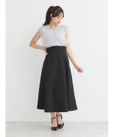 earth music&ecology バックレースアップスカート