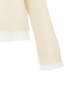 CRAFT STANDARD BOUTIQUE レイヤードポロ衿カーディガン