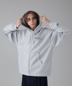 WEGO 【ユニセックス着用ITEM/MLサイズ展開】フェイクスウェードZIPパーカー